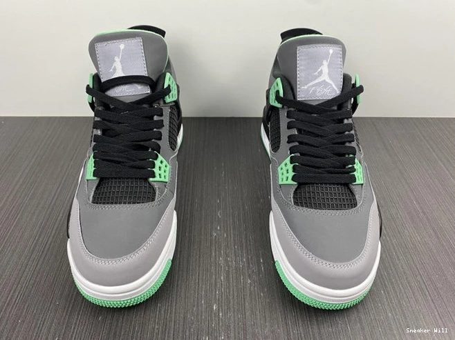 857 Glow Retro Jordan Green 308497-033 NewStyle 4 0524